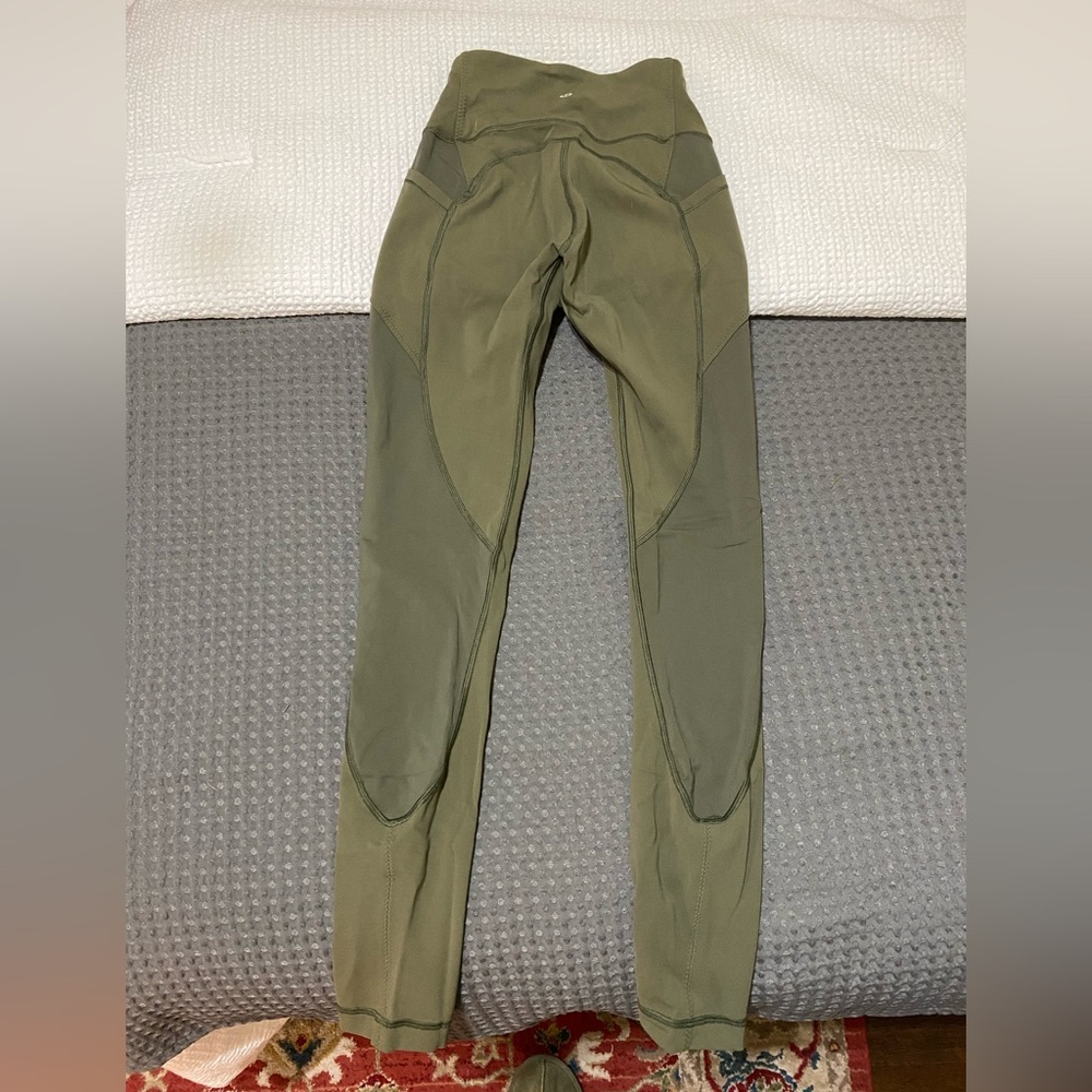 High rise Lululemon scuba leggings
